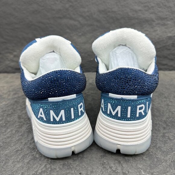 Amiri Crystal-Embellished Leather Sneakers - Picture 16 of 16